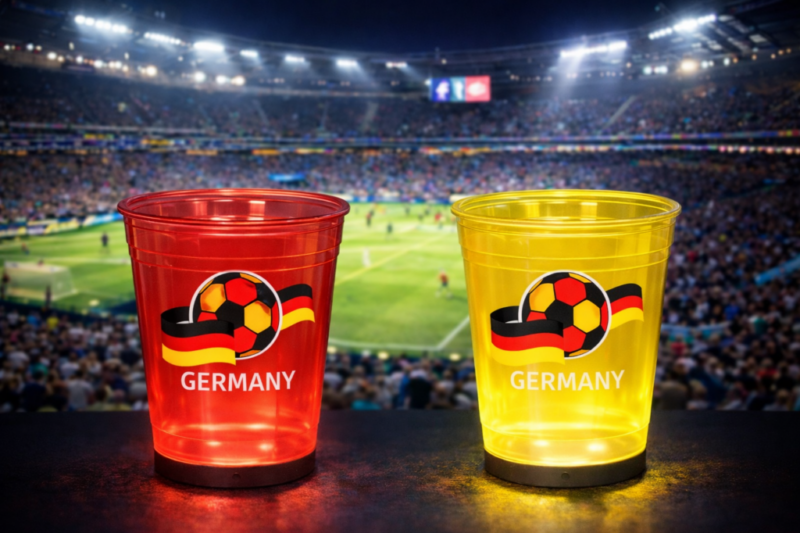 Gemany cups 16 flag ball red yellow Gemany cups 16 flag ball red yellow